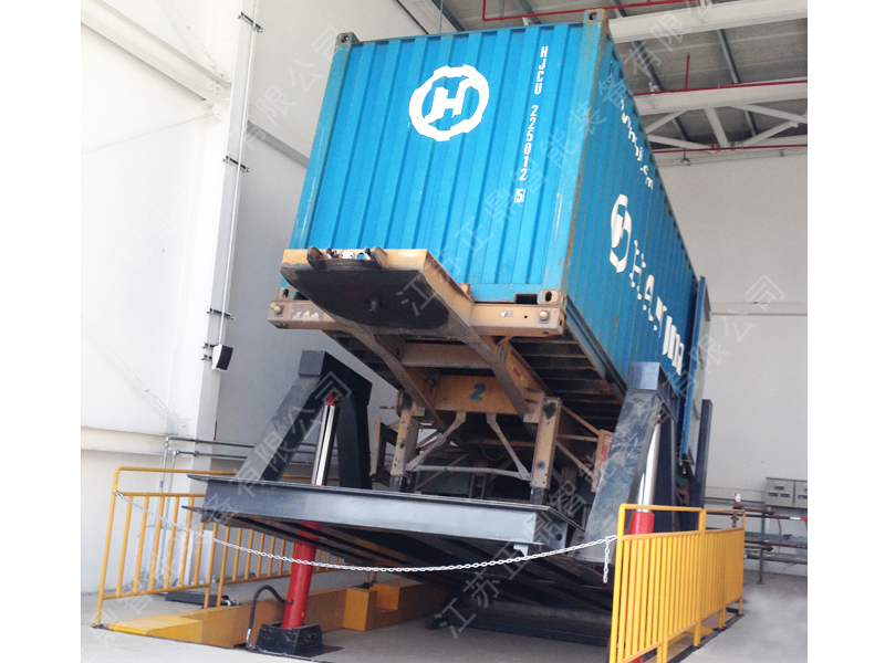 整體式集裝箱卸車機